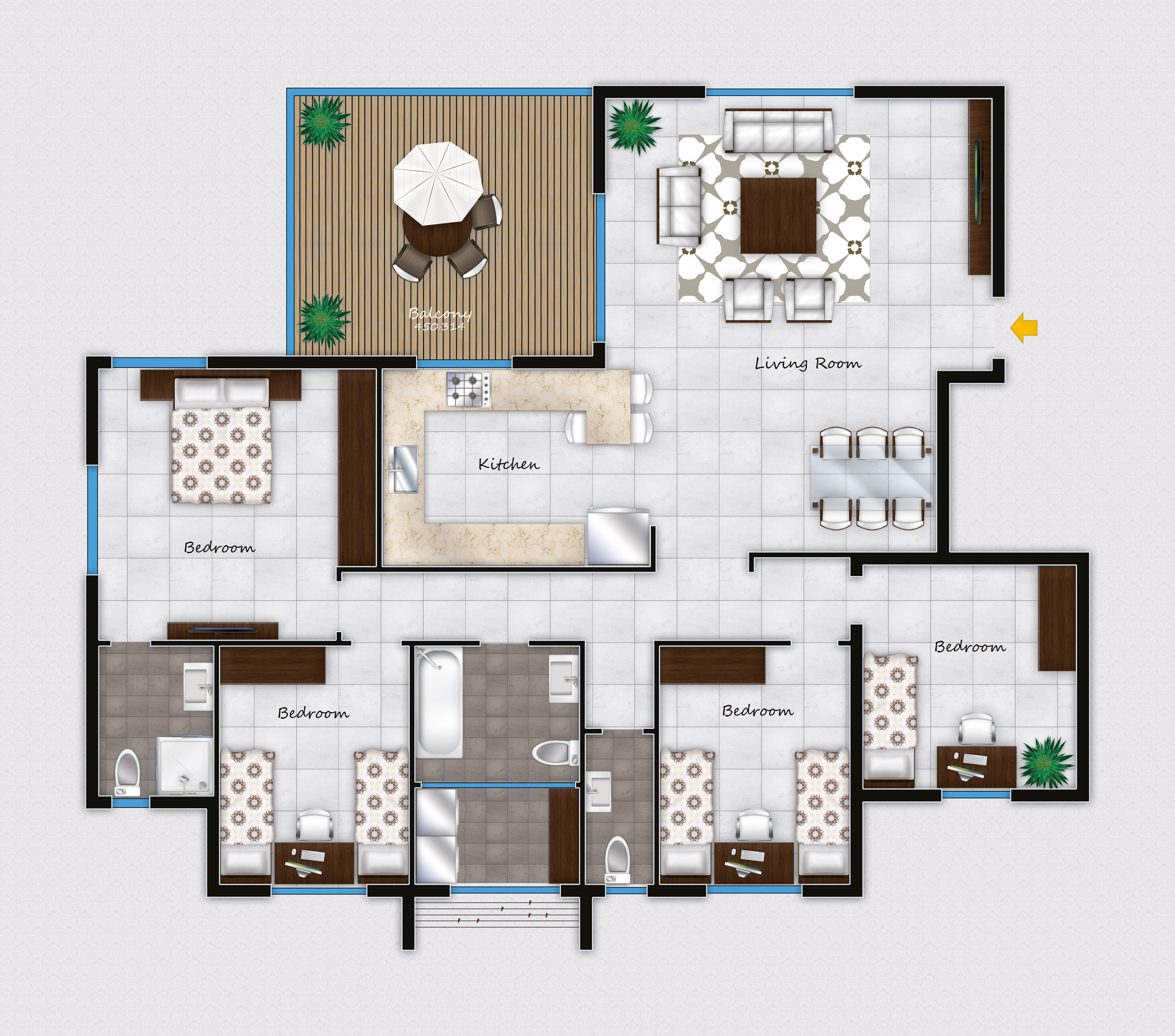 2d Furniture Floorplan Top down View Style 2 PSD 3D Model CGTrader