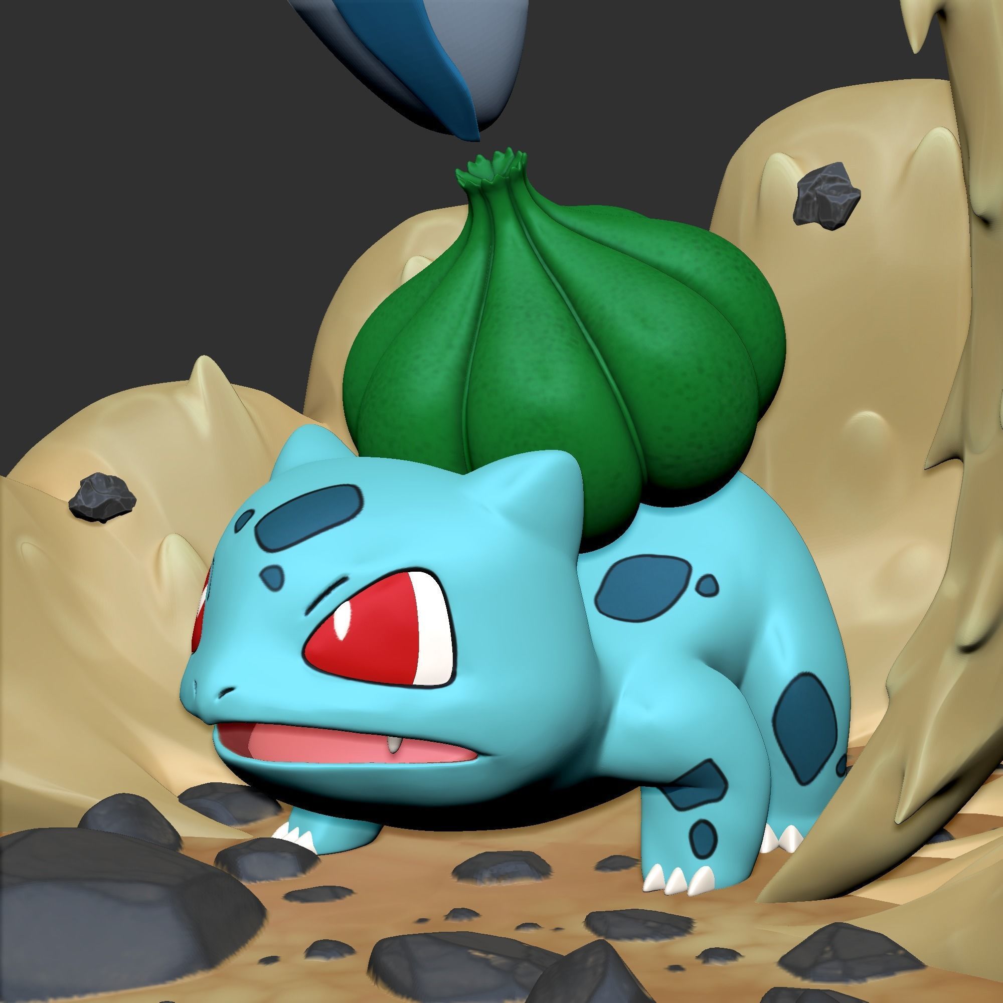 Bulbasaur sculpt for zbrush 3D model | CGTrader