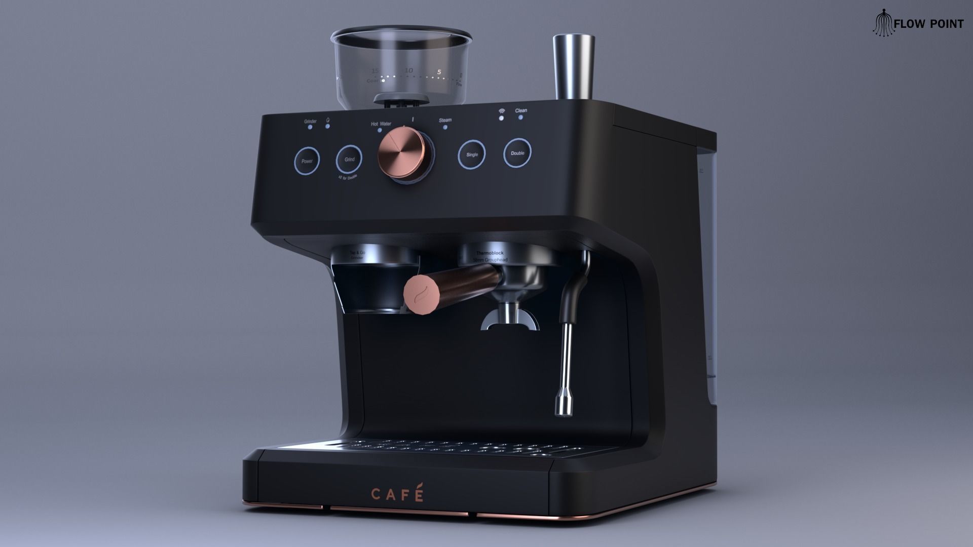 Cafe Bellissimo Coffee Maker 3D model CGTrader