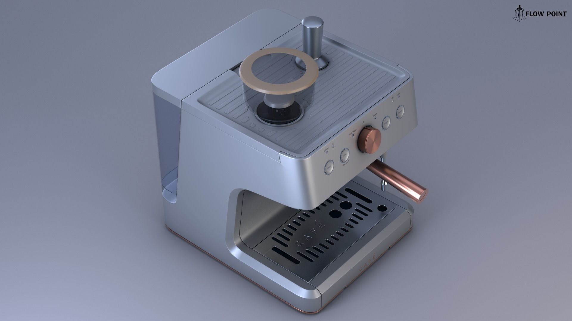 Cafe Bellissimo Coffee Maker 3D model CGTrader