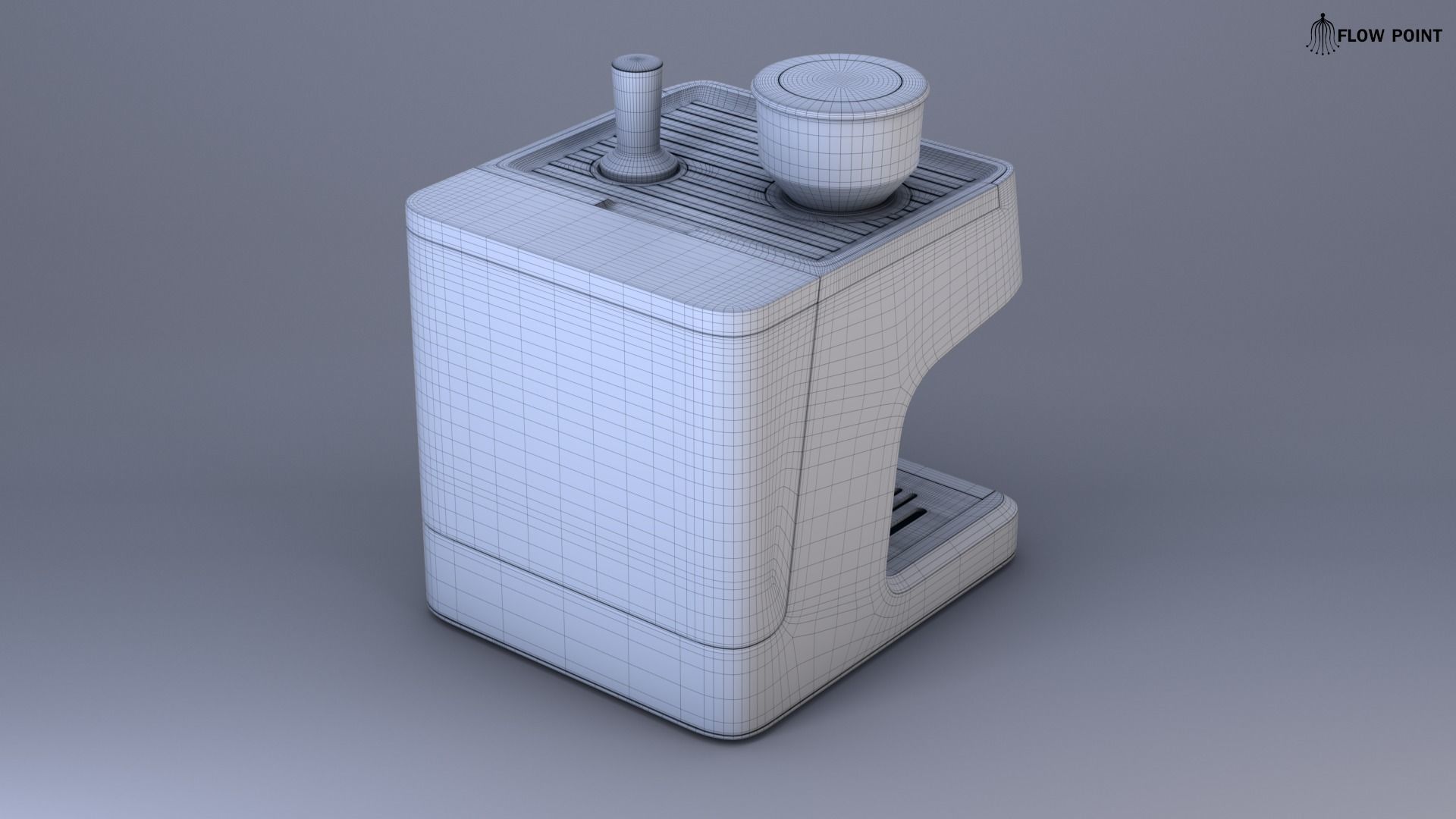 Cafe Bellissimo Coffee Maker 3D model CGTrader
