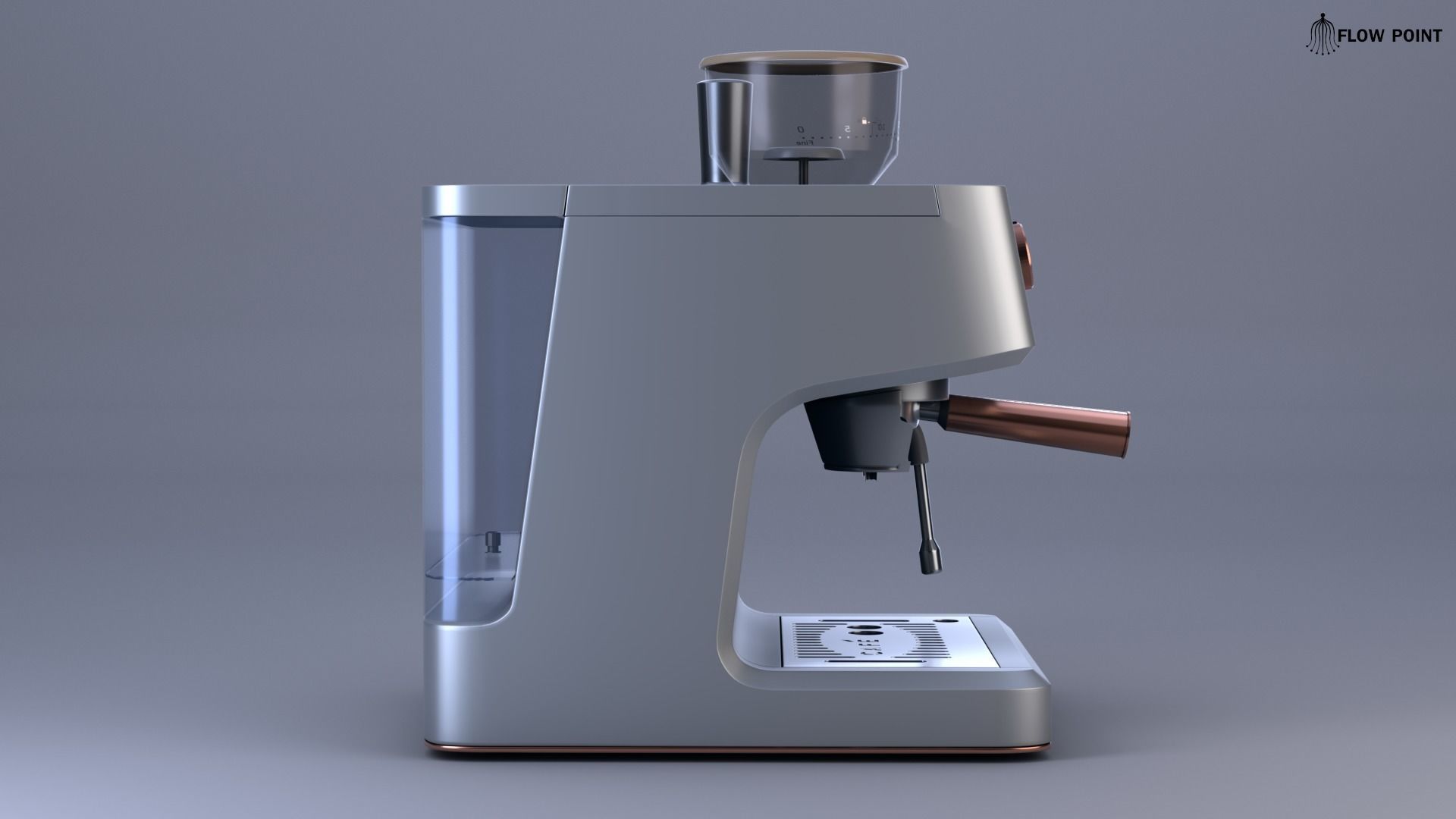 Cafe Bellissimo Coffee Maker 3D model CGTrader