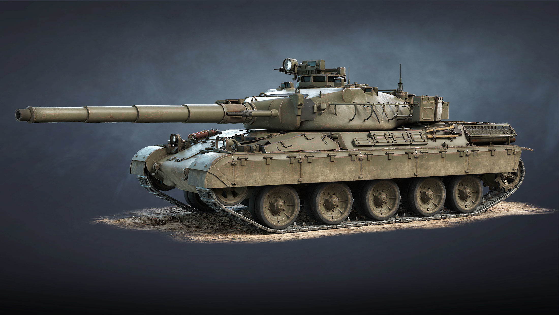 3D model AMX-30B2 Tank Game Ready VR / AR / low-poly | CGTrader