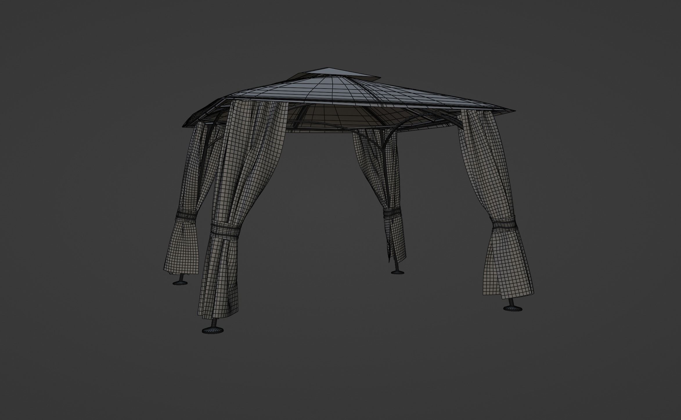 Gazebo tent SANKT HANS Jysk 3D model CGTrader
