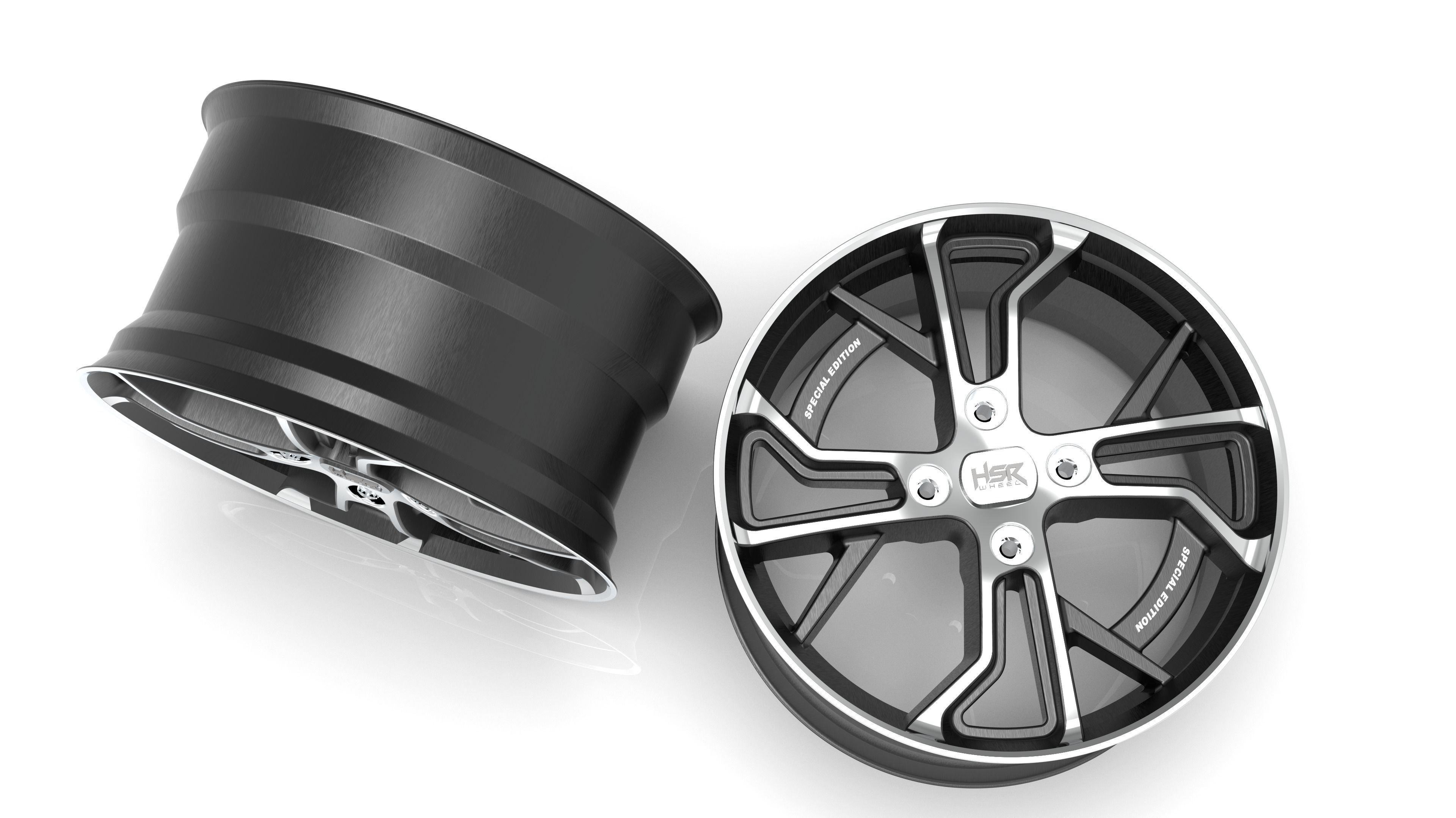 Mod Del Rim Rim 18in V8 3D model | CGTrader