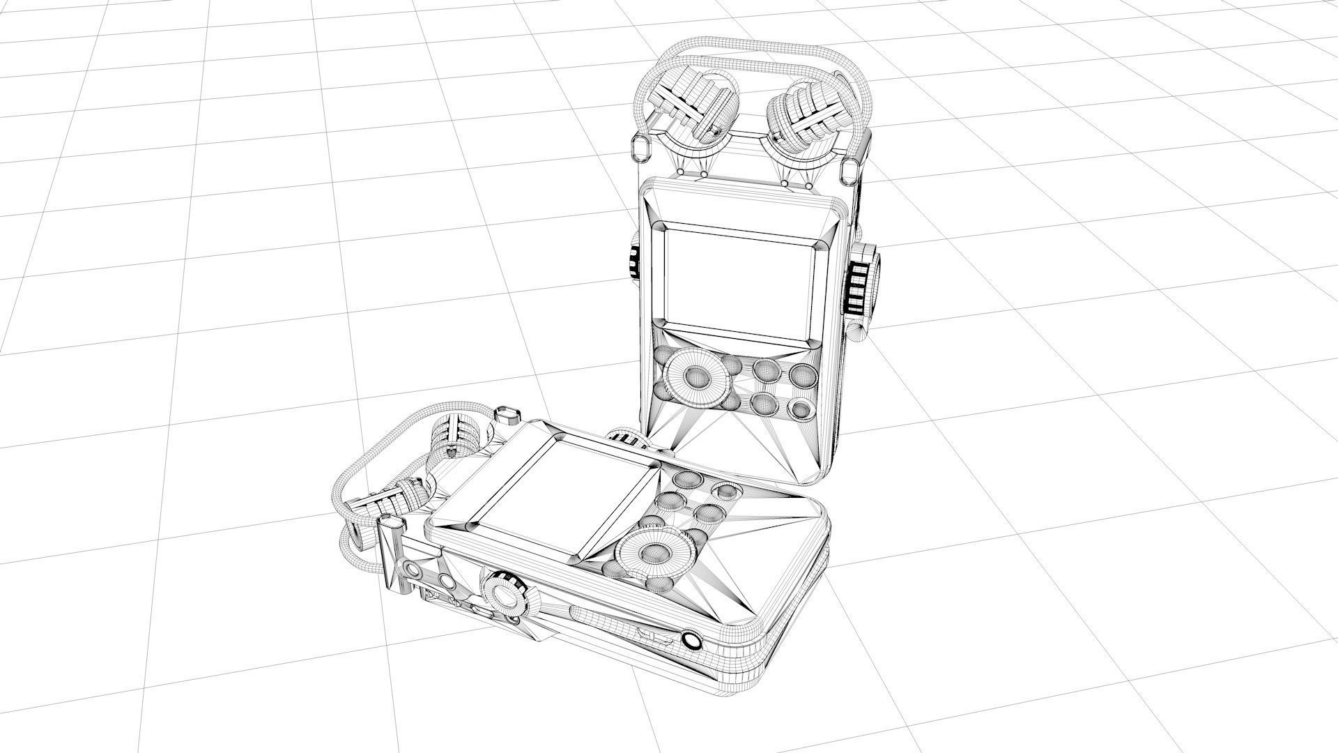 Recording pen handheld recording device 3D model CGTrader