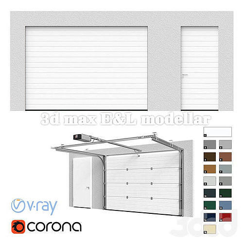 Garage Door 3D model CGTrader