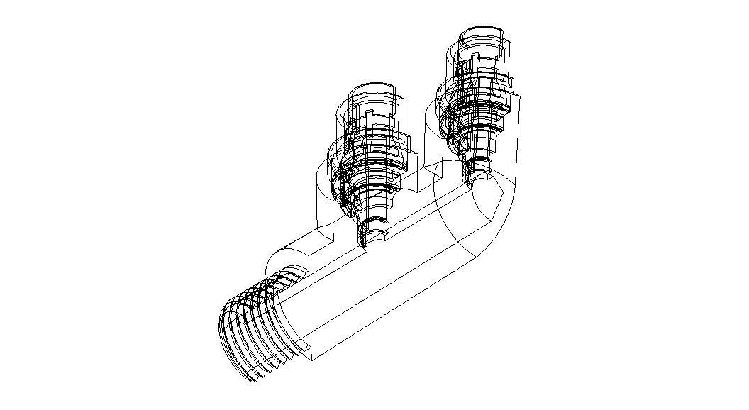 Brass Truck Fittings Set 3D model rigged CGTrader