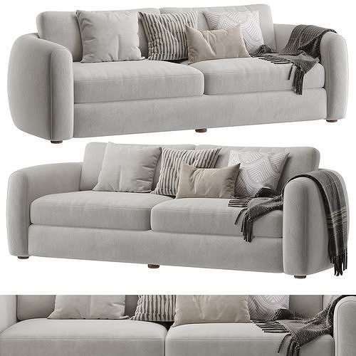Oslo Sofa Arhaus 3D model CGTrader