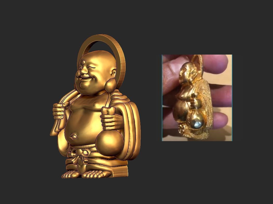 Sculpture of Buddha 3D model 3D printable | CGTrader