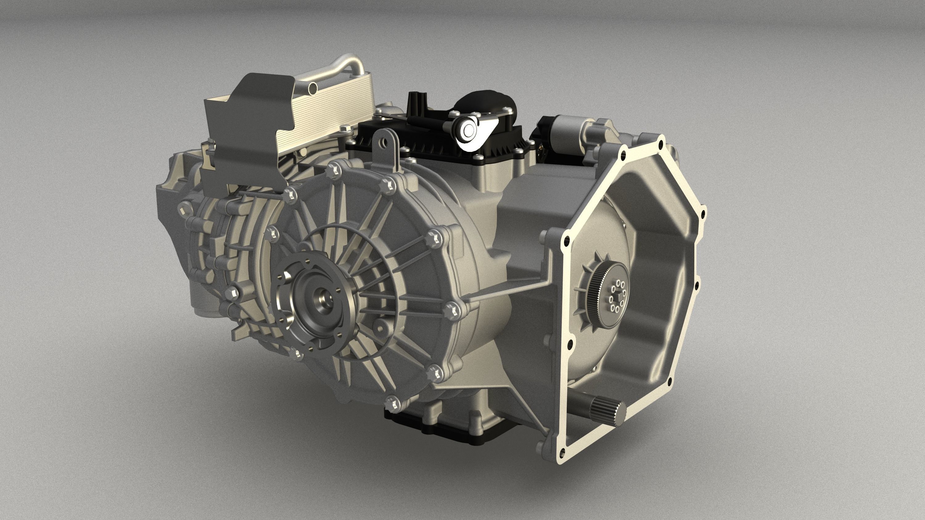 AUDI R8 quattro Stronic 7speed gearbox 3D model CGTrader