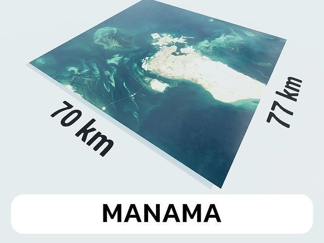 Manama Bahrain City Landscape 3D Model 3D model | CGTrader