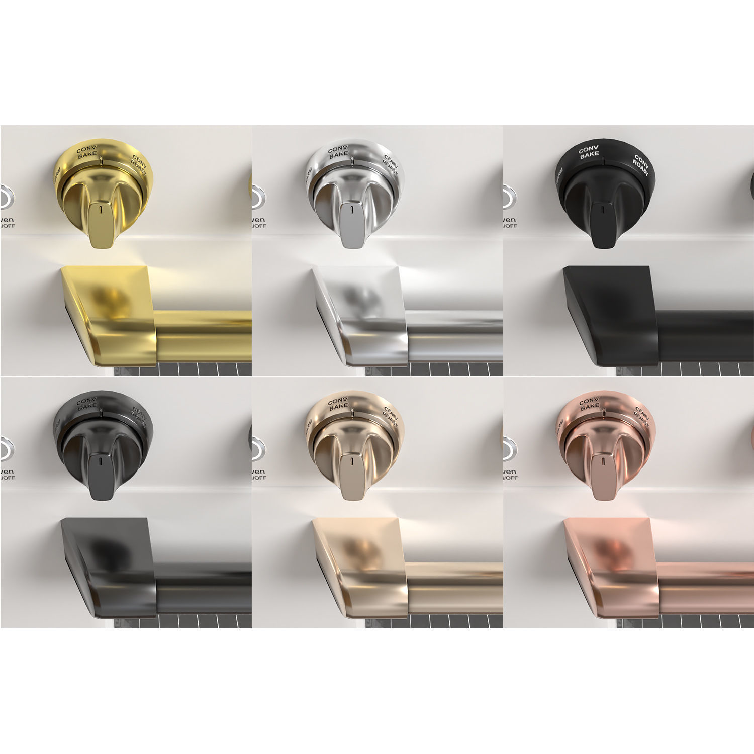 GE Cafe 48 Smart CommercialStyle Range with 6 Burners 3D model CGTrader