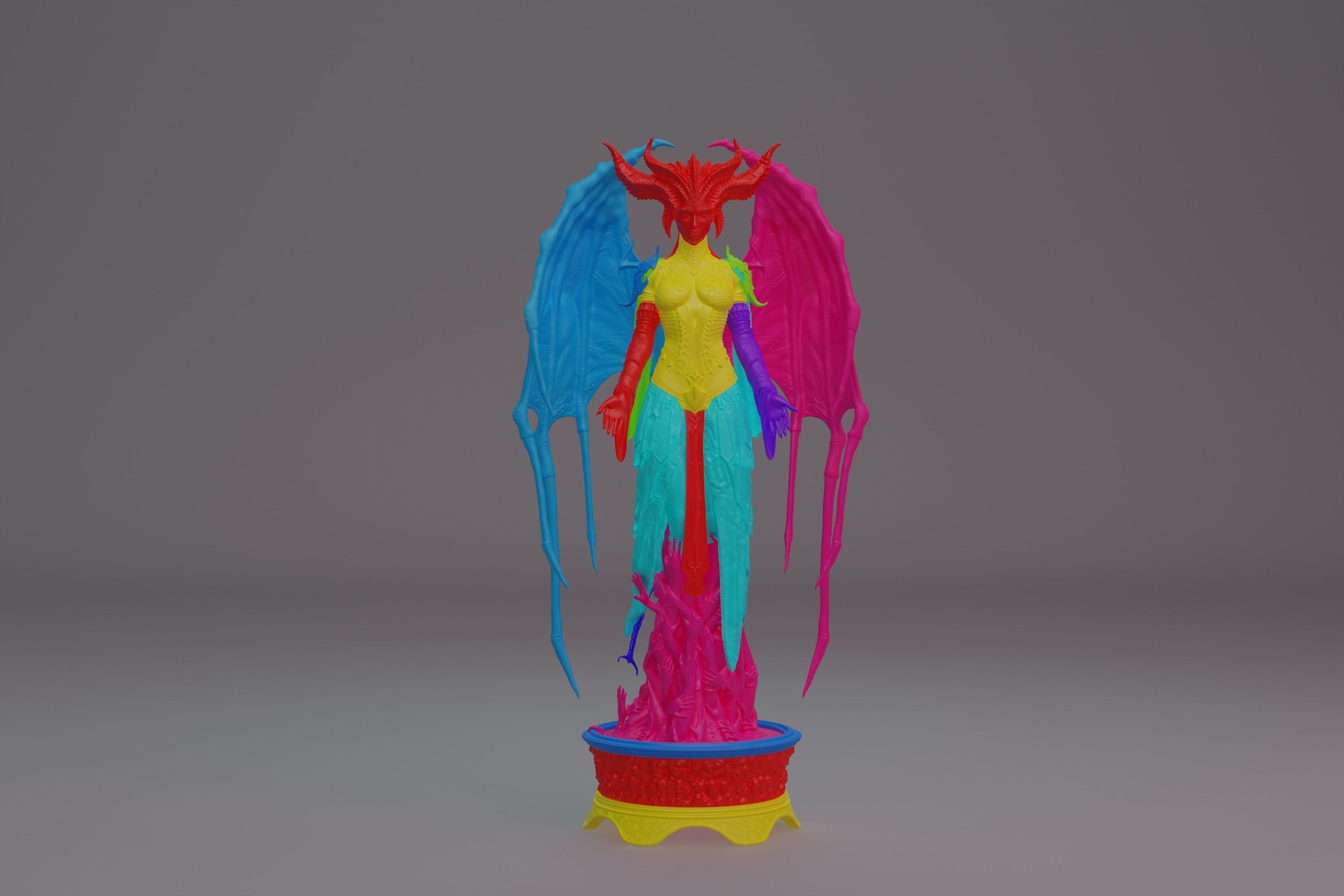 Lilith - Daughter of Hatred 3D model 3D printable | CGTrader