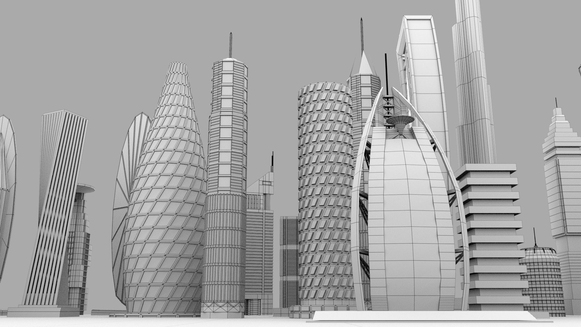 3D model Palm Dubai Island VR / AR / lowpoly CGTrader