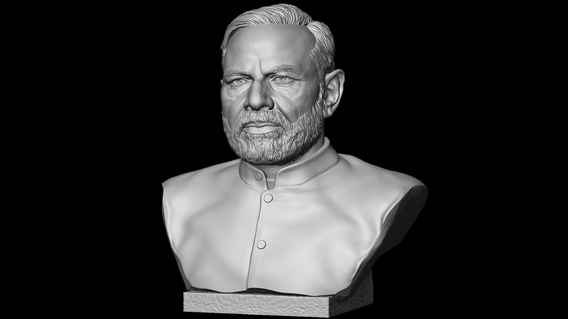 Narendra Damodardas Modi 3D model 3D printable | CGTrader