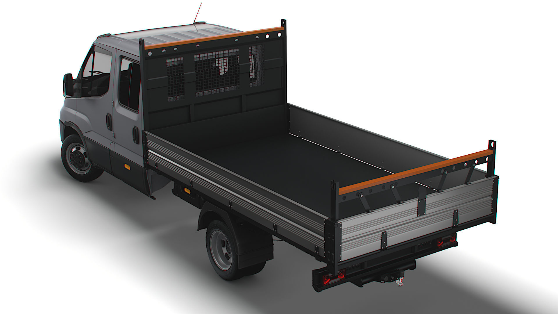 Iveco Daily Crew Cab Tipper 2023 3D model CGTrader