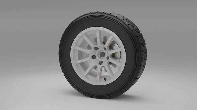 3D model Rally Wheel 3D model PBR VR / AR / low-poly | CGTrader