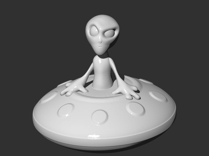Ufo and Alien