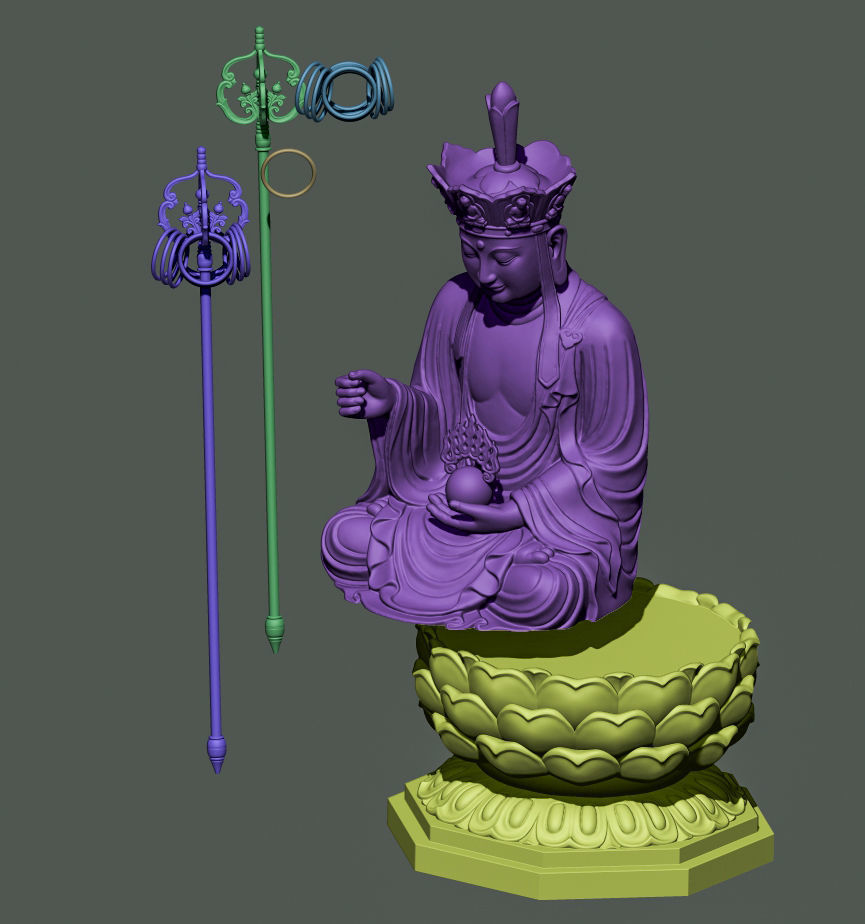 Buddha 3D model 3D printable | CGTrader