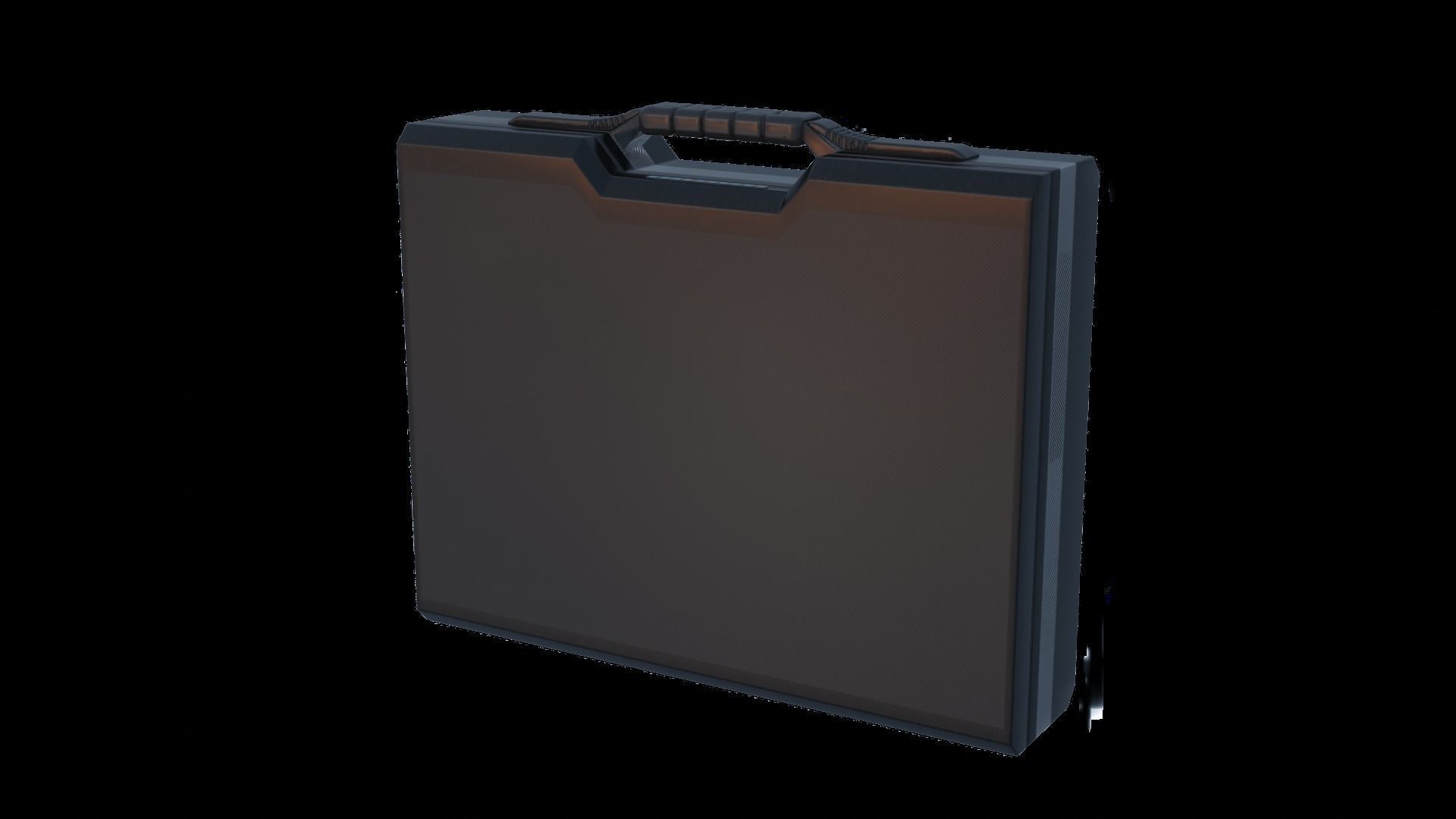 3D model CYBERPUNK COLLECTION COMBINATION LOCK BRIEFCASE VR / AR / low