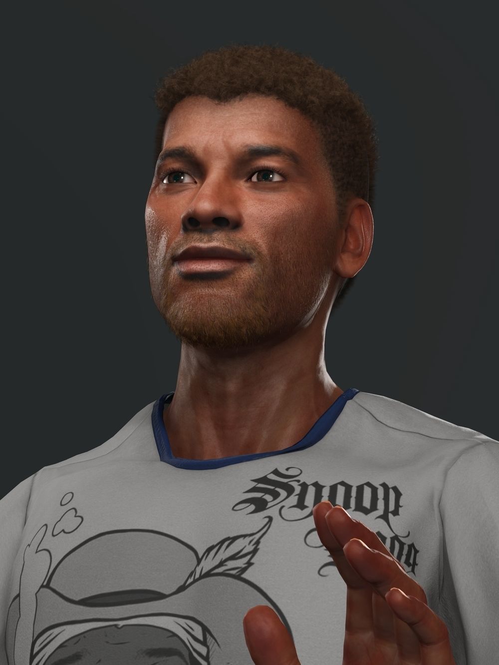 martin niceguy for rapper free 3D model rigged | CGTrader