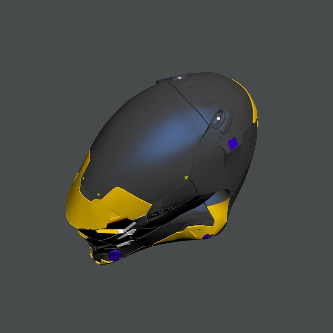 Anthem Helmet Ranger Javelin 3D model CGTrader