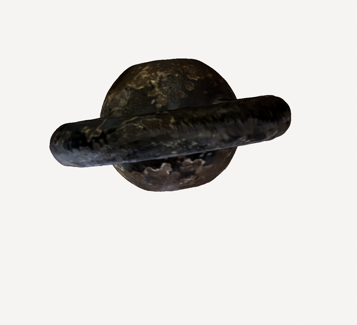 Rusty Kettlebell 3D model 3D printable CGTrader