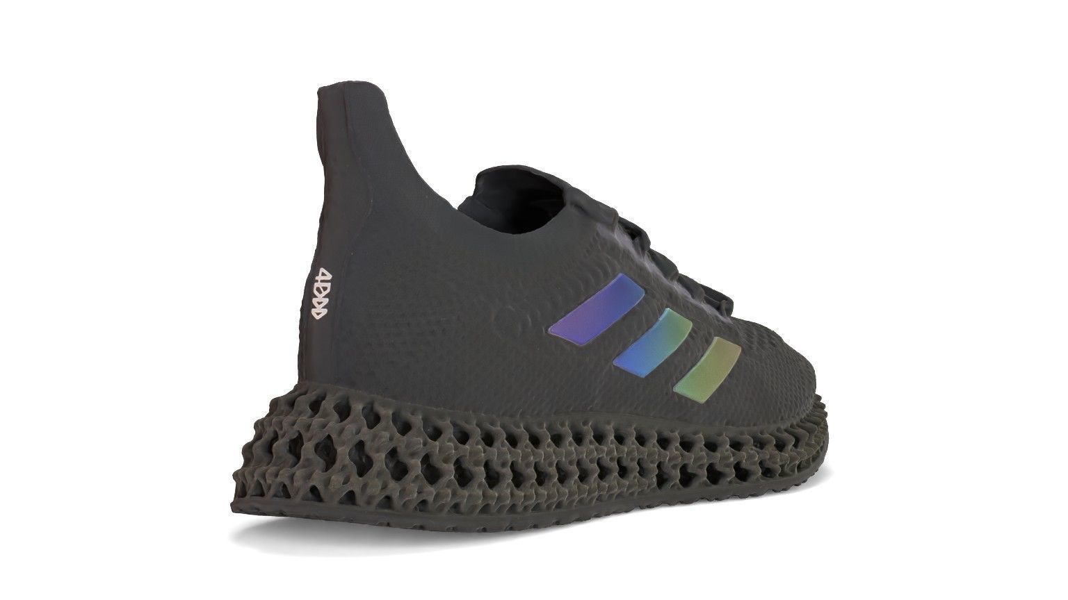3D model Adidas Running Course A Pied Black Sneaker Shoe VR / AR / low 3D model Adidas Running Course A Pied Black Sneaker Shoe VR / AR / low