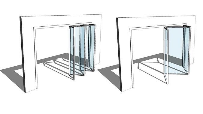 Fully Parametric Bi-Fold Doors 3D model | CGTrader