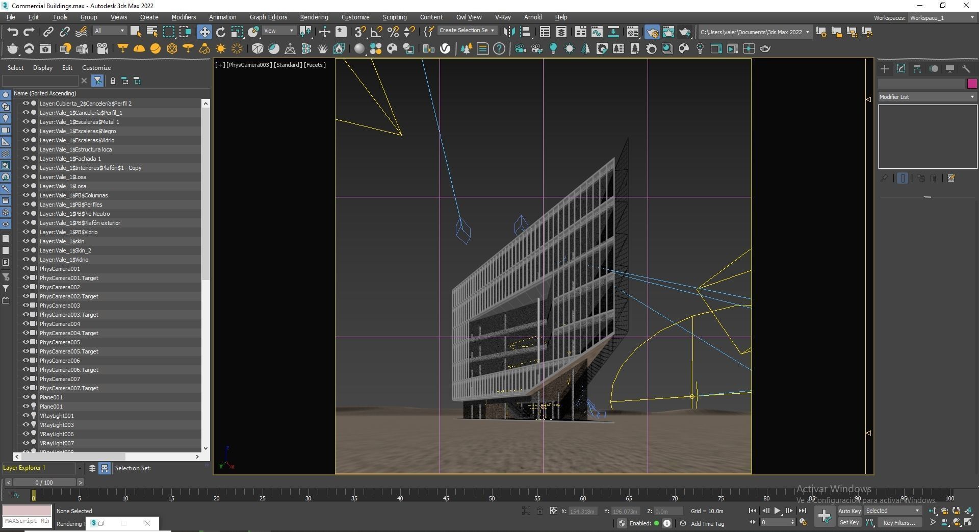 Office Building Archviz 3D model | CGTrader