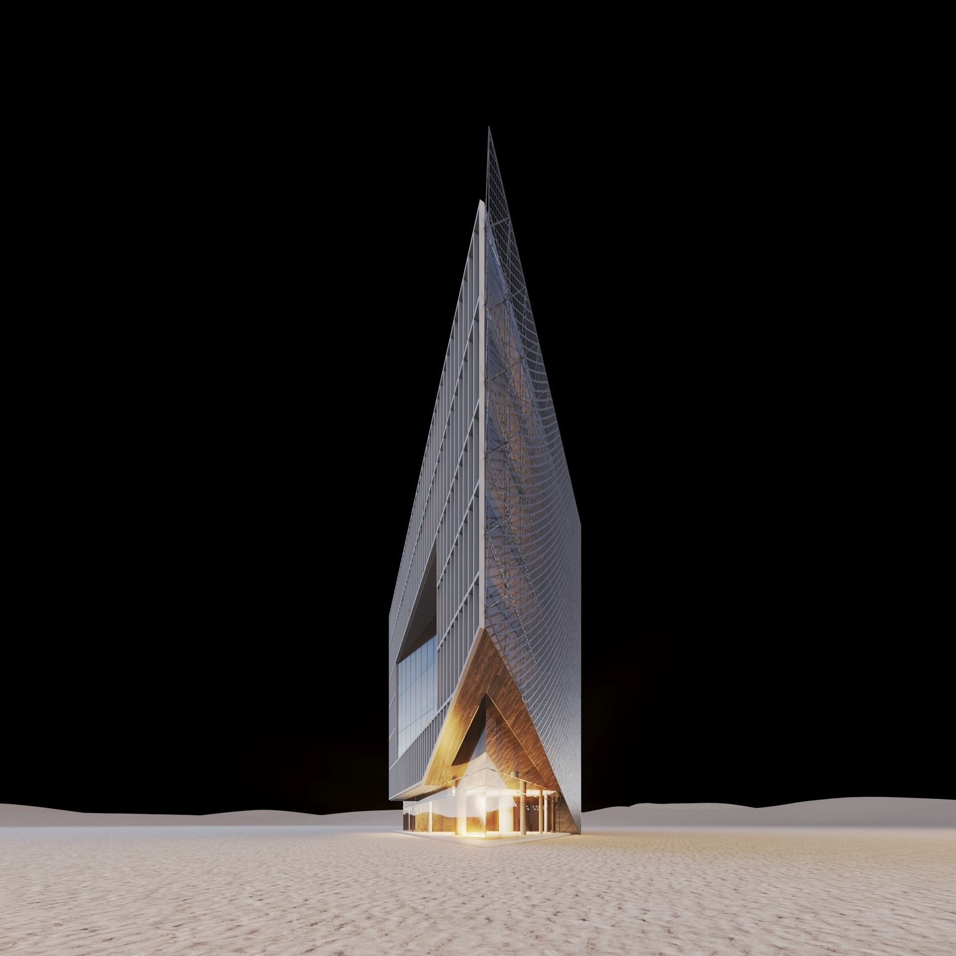 Office Building Archviz 3D model | CGTrader
