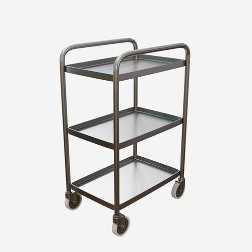 Hospital Medical Cart 3D model CGTrader