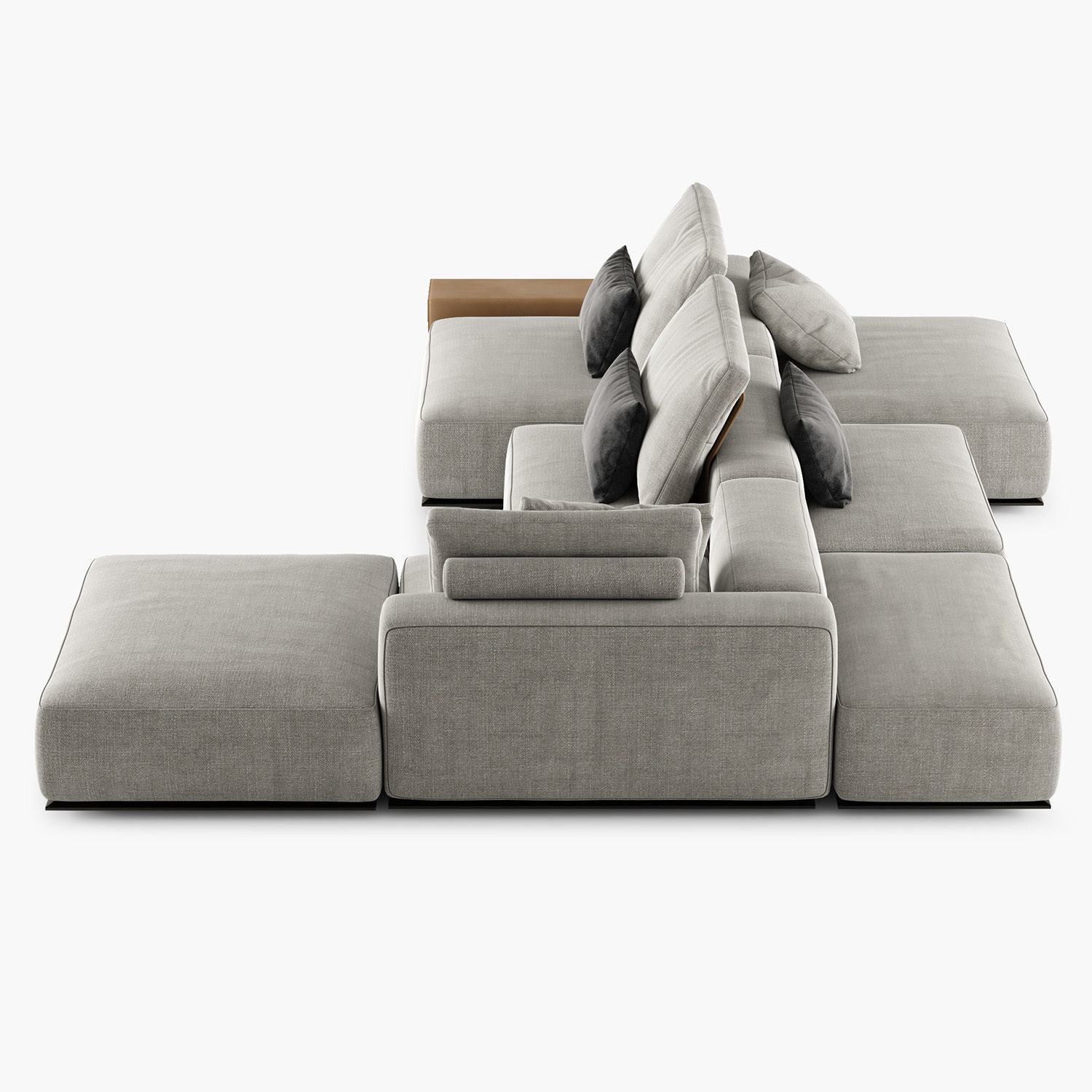 Poliform WESTSIDE sofa 06 3D model CGTrader