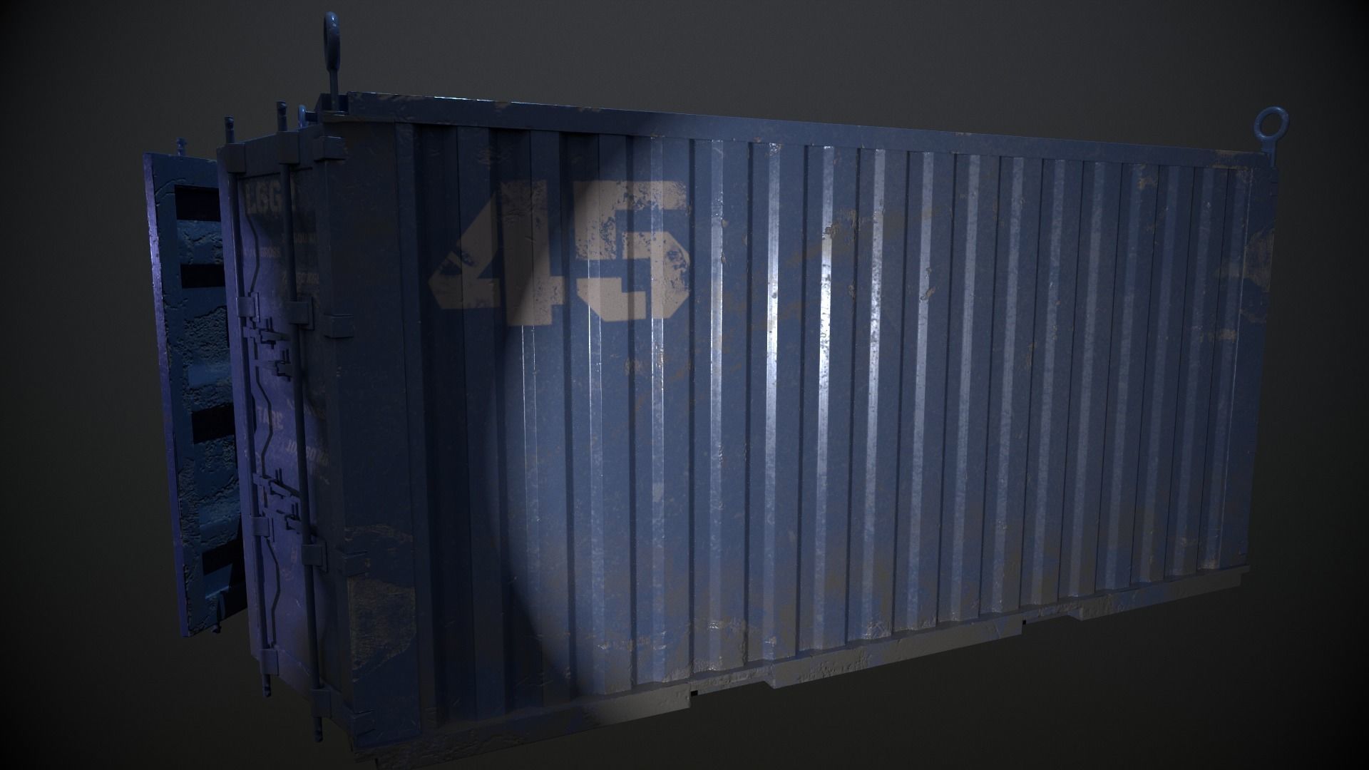 3D model Container VR / AR / low-poly | CGTrader