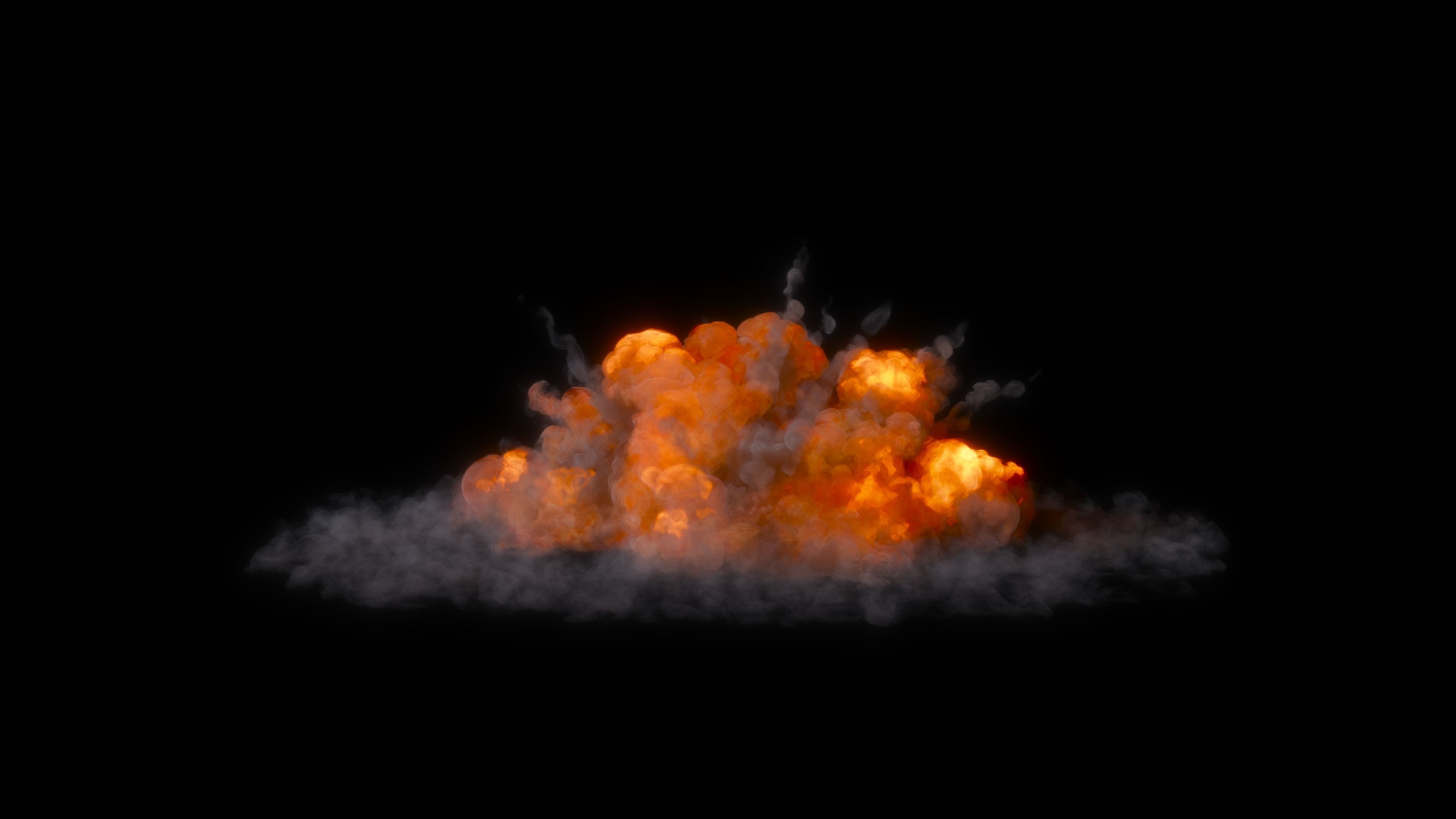 Bomb Explosion 3D model animated | CGTrader