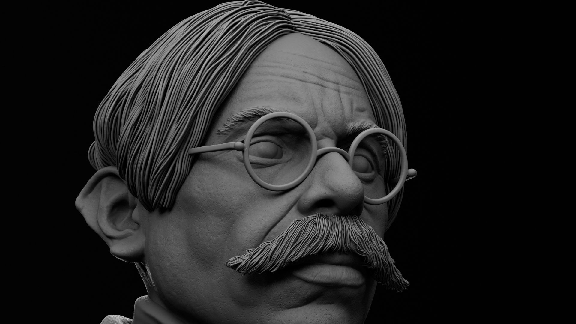 Warwick Davis Filius Flitwick Harry Potter 3D model 3D printable