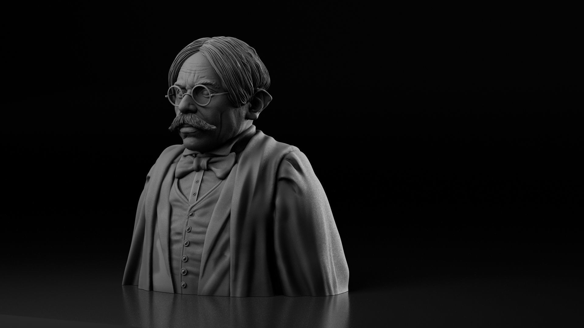 Warwick Davis Filius Flitwick Harry Potter 3D model 3D printable