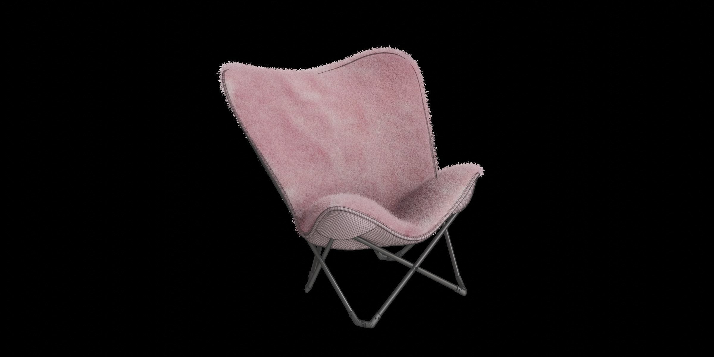The Big One Butterfly Chair 3D model CGTrader