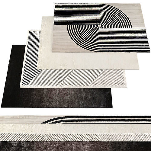 Vr Rugs 3D model Rugs collection 344 VR / AR / low-poly | CGTrader