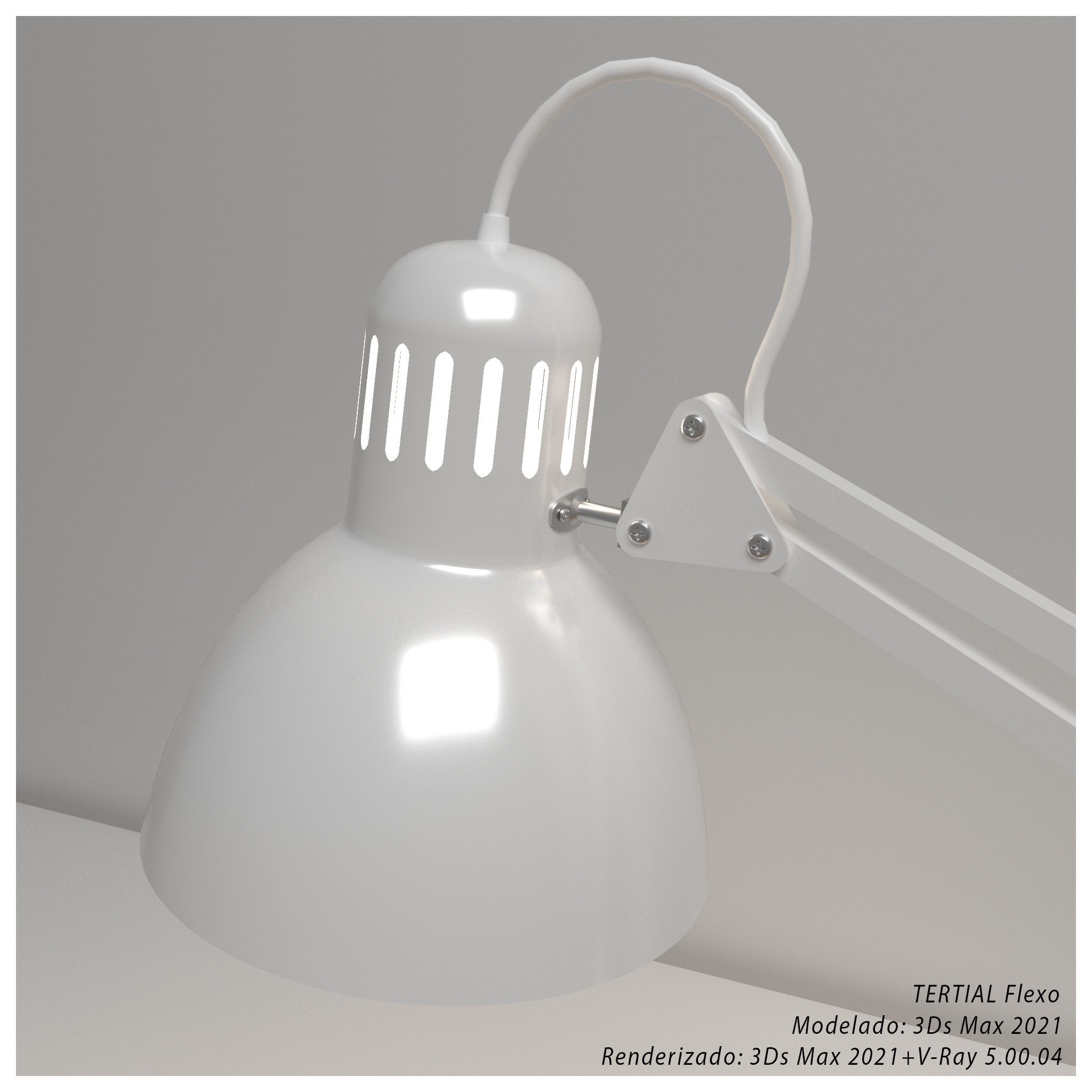 IKEA TERTIAL work lamp 3D model CGTrader