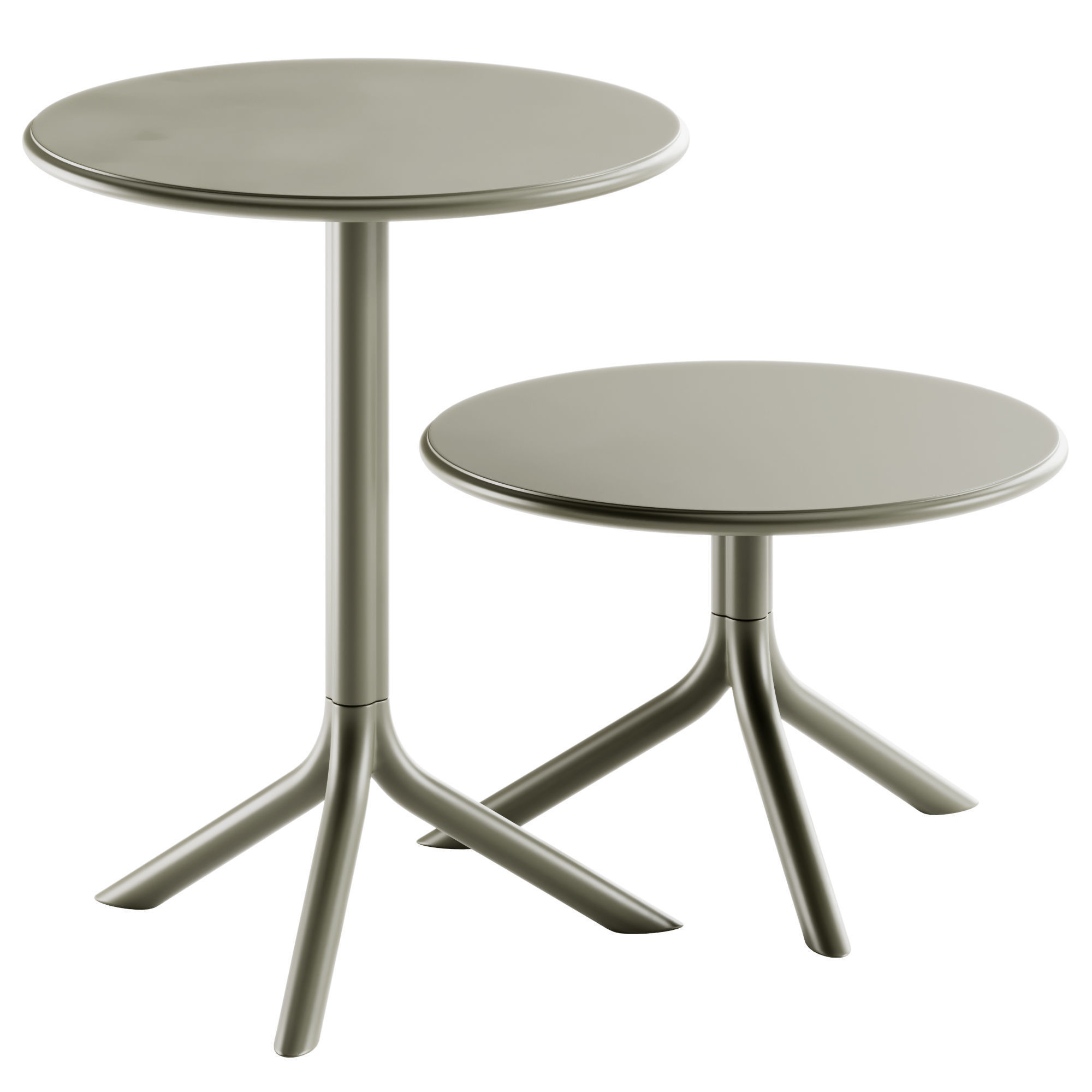 Spritz Round garden side table by Nardi 3D model | CGTrader