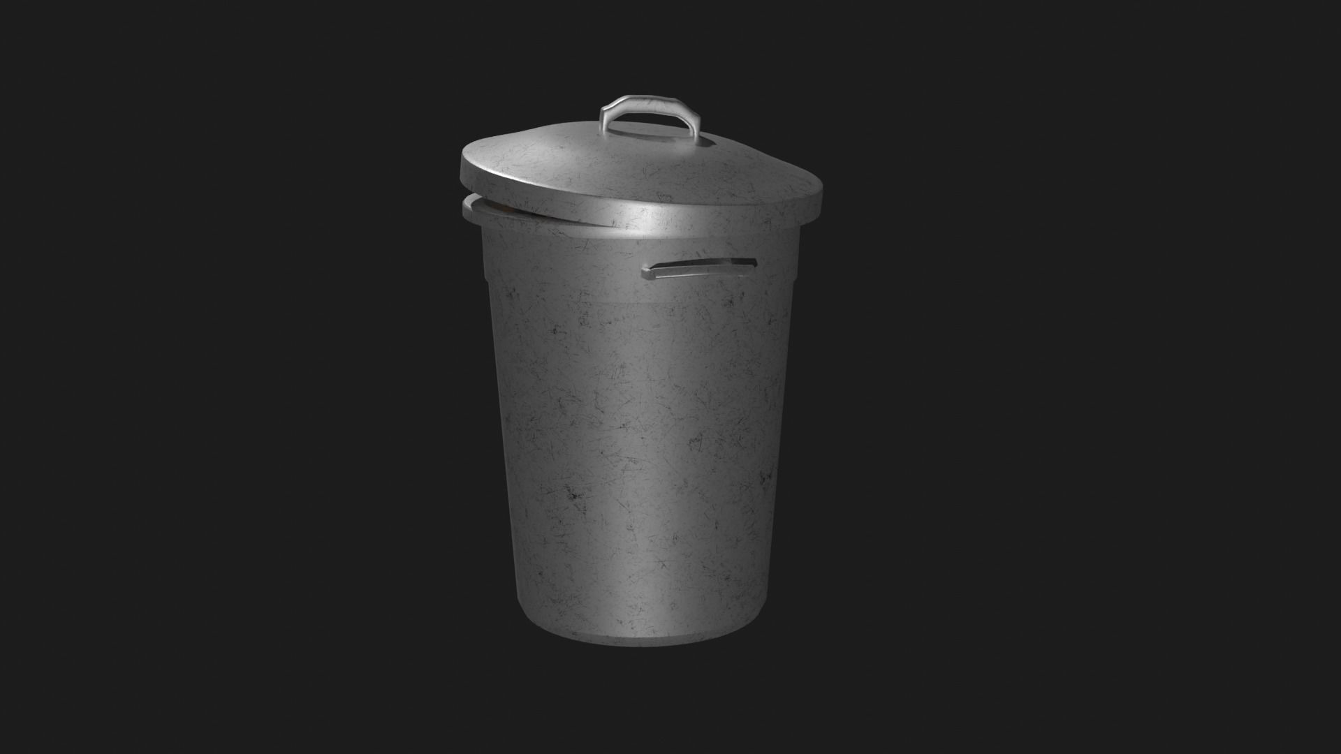 Trash Can City Trash Urban trash free VR / AR / lowpoly 3D model