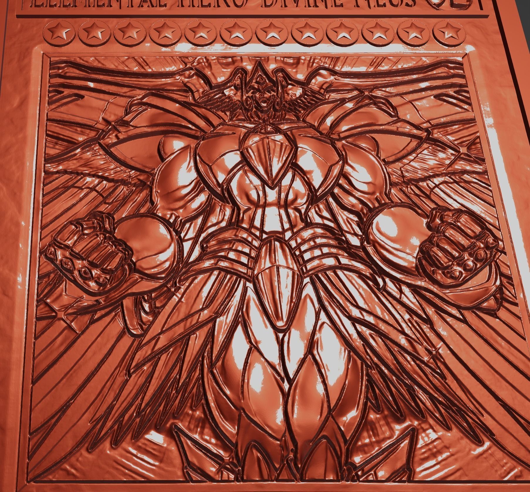elemental hero divine neos - yugioh 3D model 3D printable | CGTrader