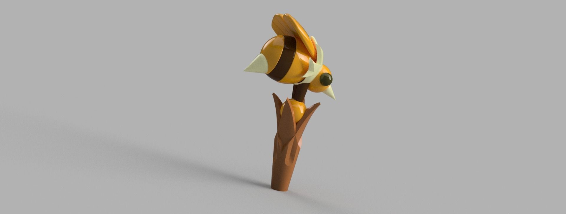 The Owl House Willow Palisman Staff Clover simple 3D model 3D