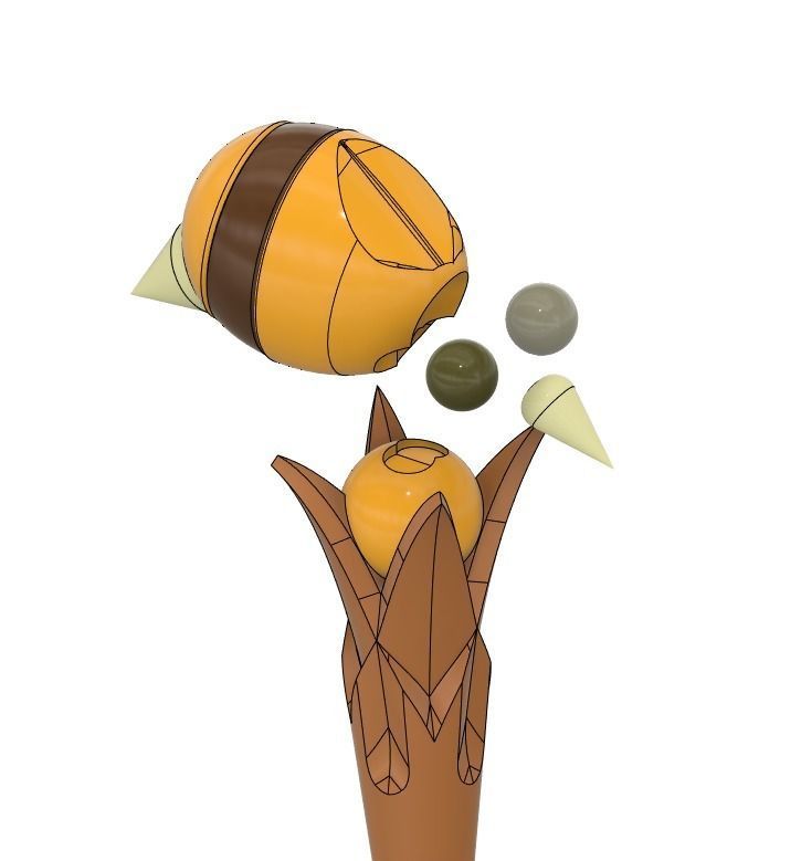 The Owl House Willow Palisman Staff Clover simple 3D model 3D