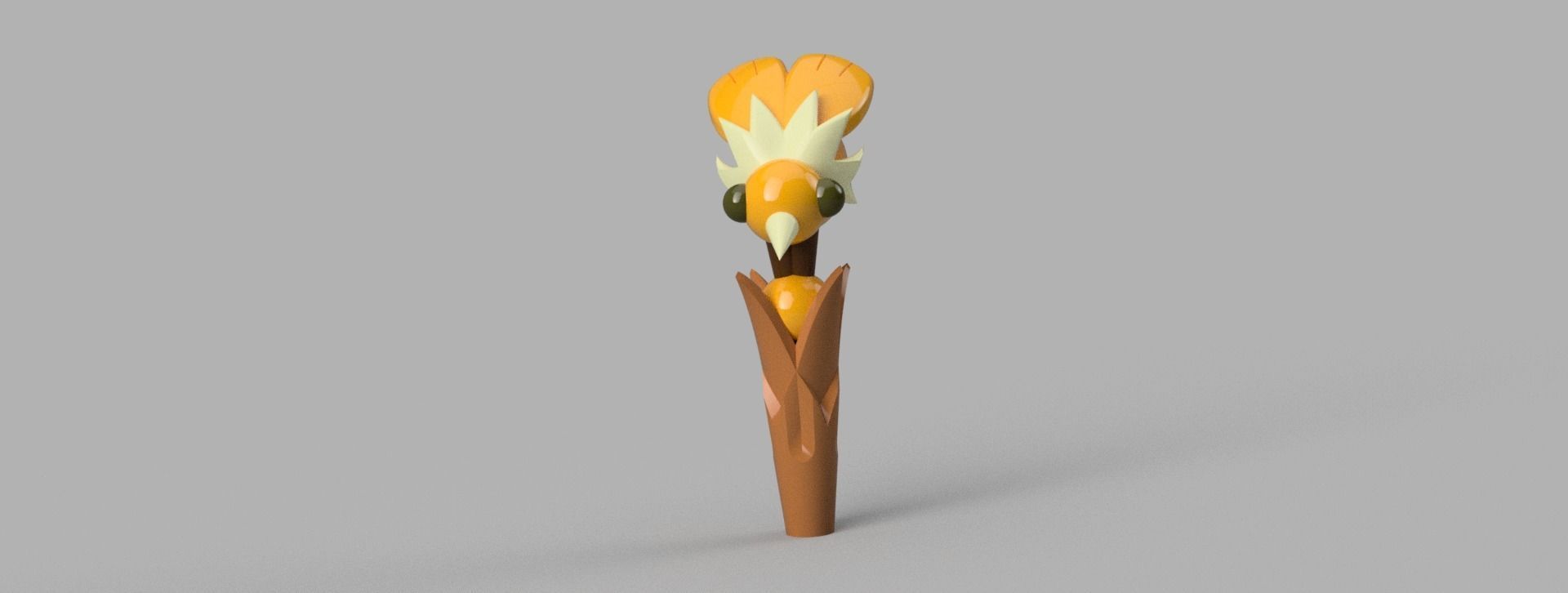 The Owl House Willow Palisman Staff Clover simple 3D model 3D