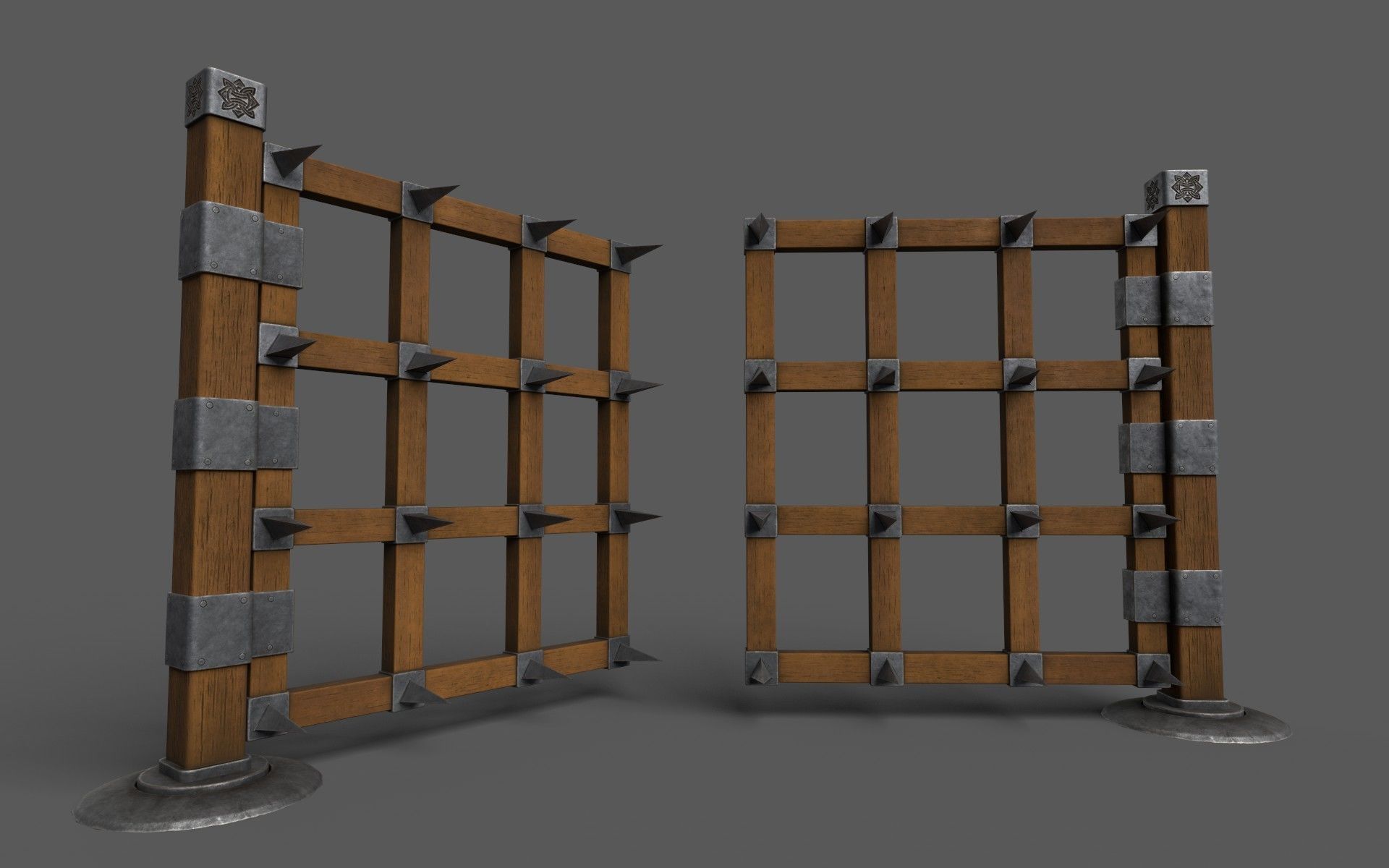 3D model SpikeWall-Trap VR / AR / low-poly | CGTrader