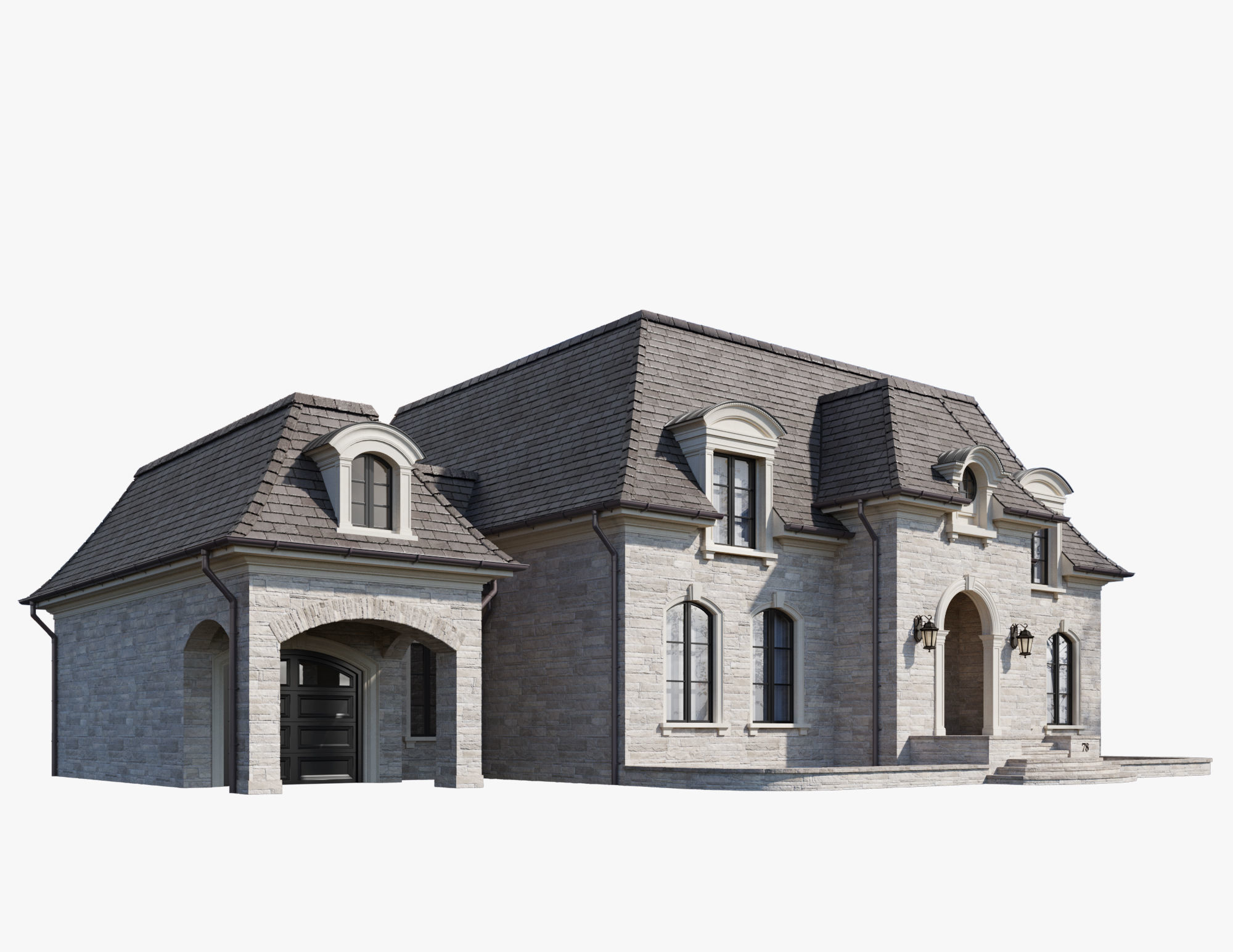 Classic house 5 3D model | CGTrader