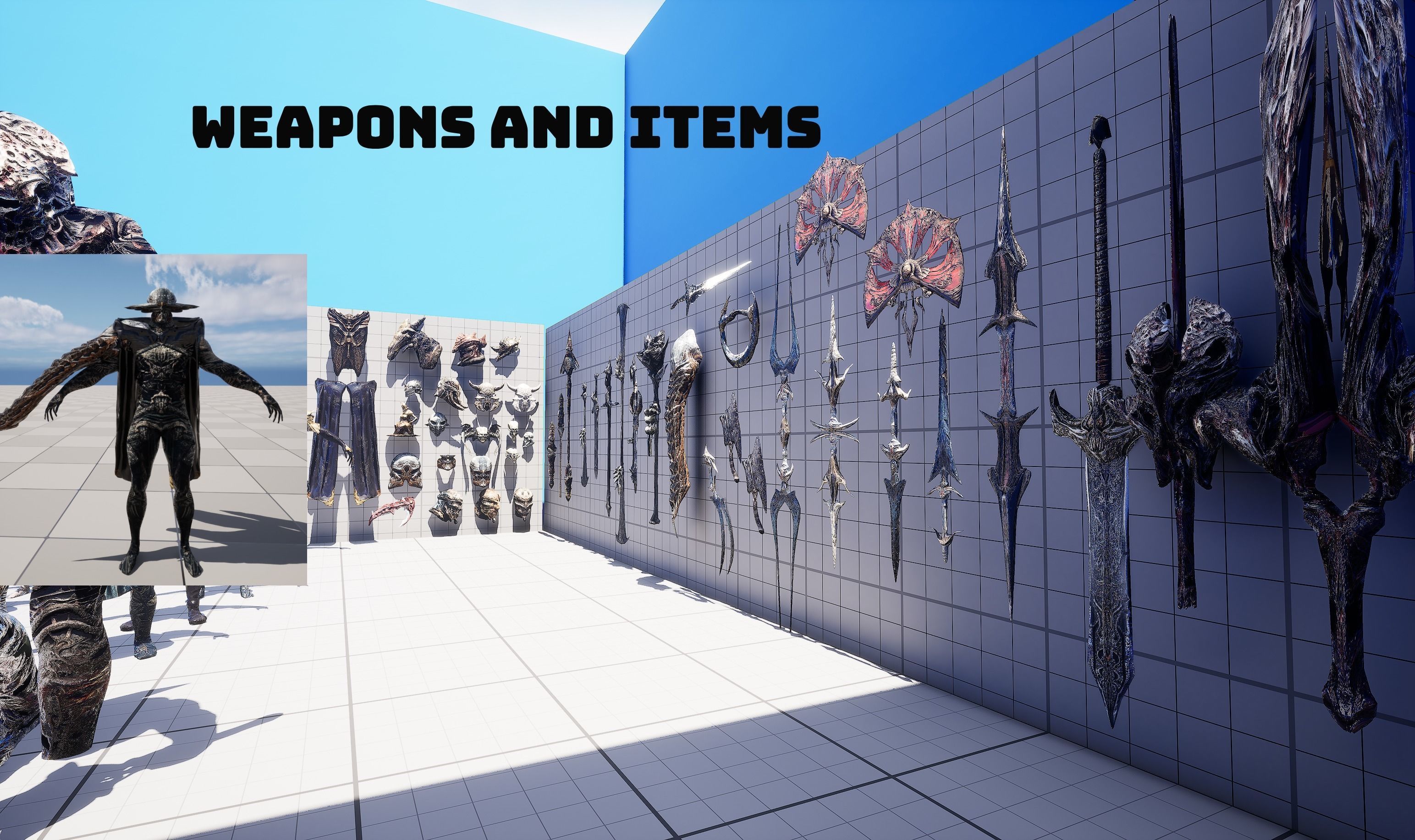 Boss Bundle Riley 3D model Soulslike BOSS BUNDLE - Over 50 3D Models - Game Ready VR / AR ...